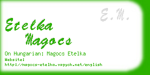 etelka magocs business card